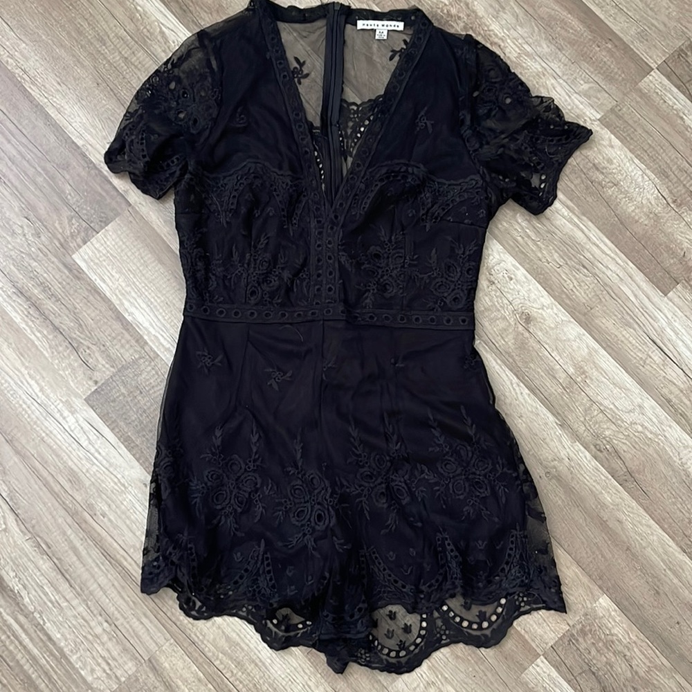 Cute black romper
